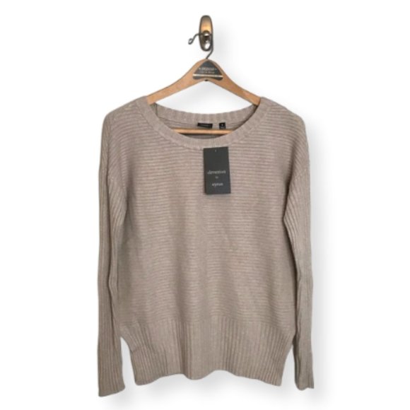 Devotion By Cyrus Ribbed Dolman Sweater 
